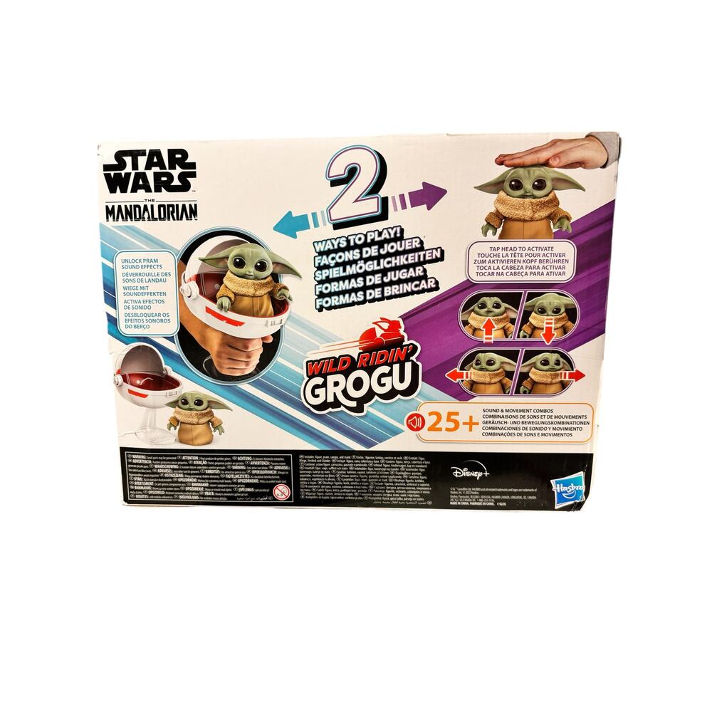 Star Wars NWT The Mandalorian Wild Ridin' Grogu Interactive Animatronic